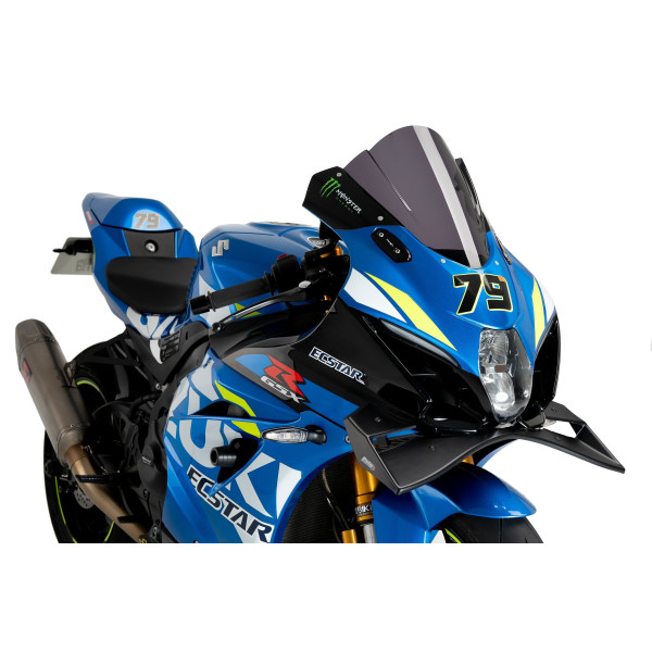Puig Puig front downforce wings | matte black | suzuki gsxr1000r 2017>2021